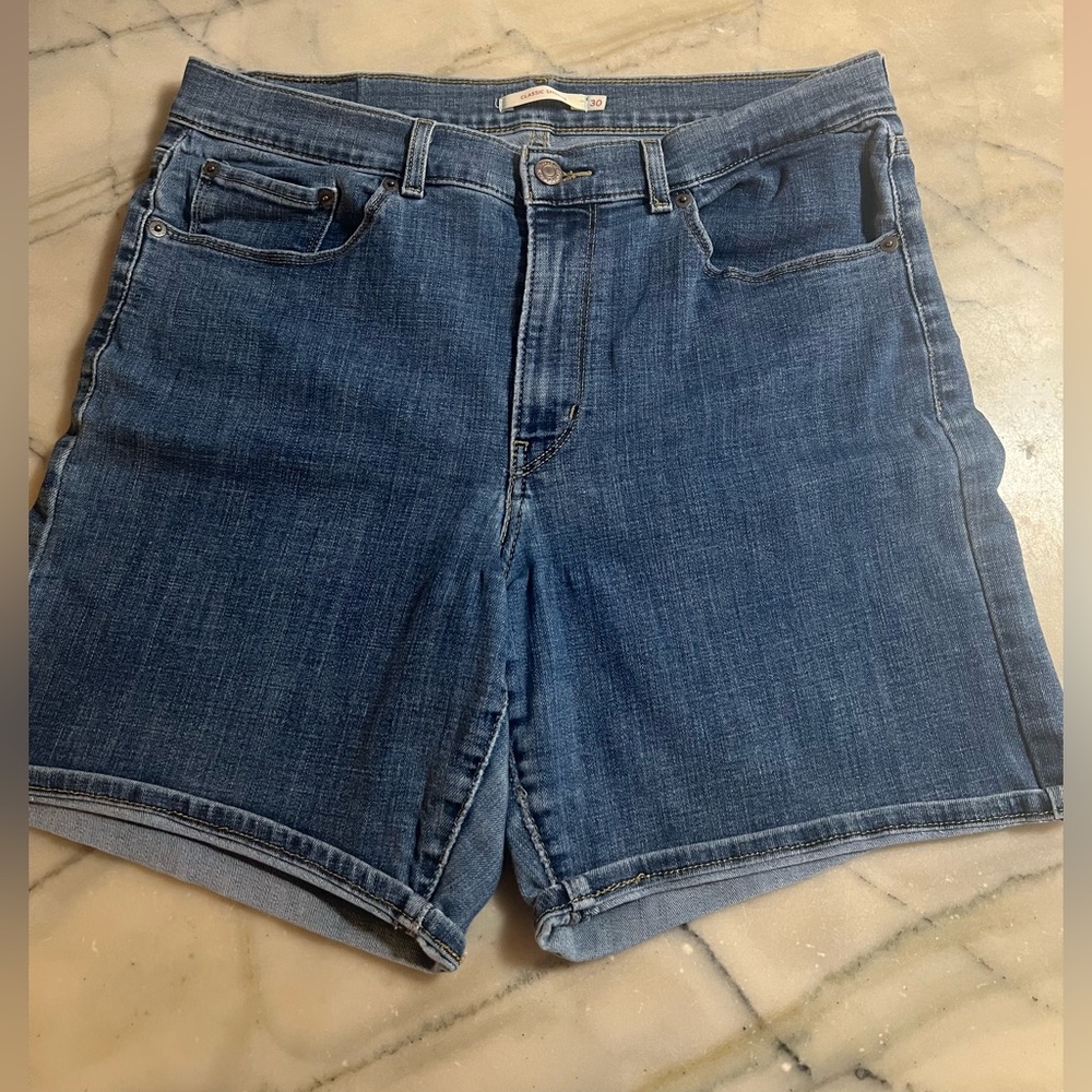 Levi's Blue Jean Shorts
